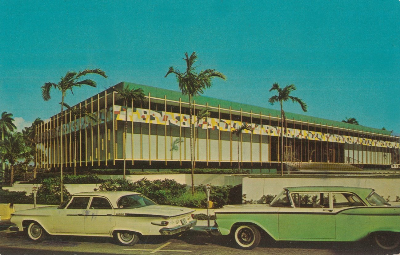 West Palm Beach Public Library mid-1950s West Palm Beach Public Library mid-1950s